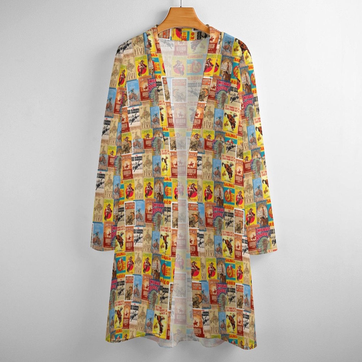 Vintage Rodeo Poster Lightweight Cardigan