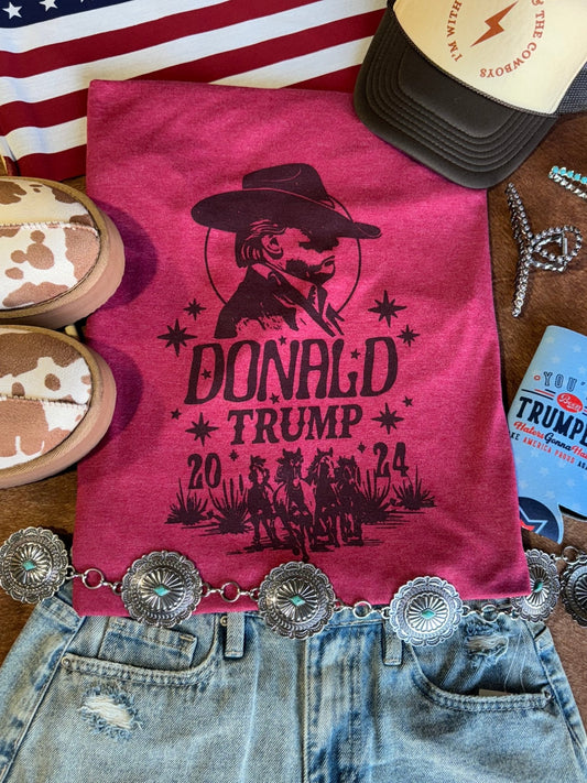 Donald Trump Stampede Graphic TeeRedS