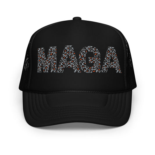 MAGA Embroidered Cheetah Hat