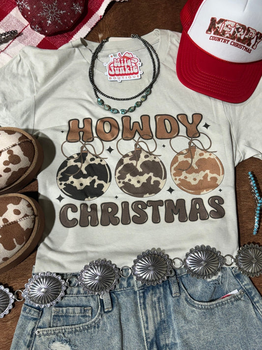 Howdy Christmas Ornaments Graphic TeeCementS