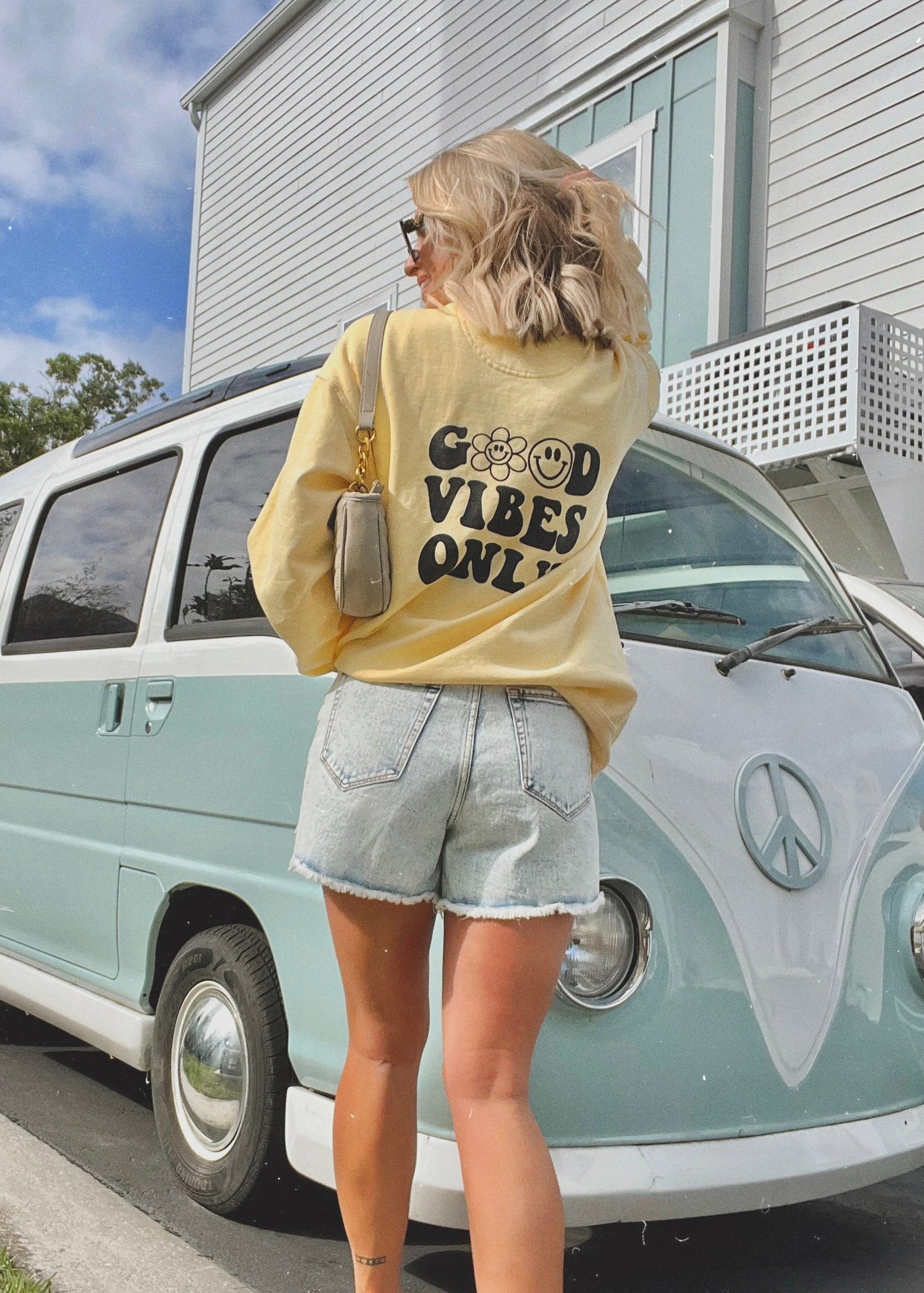 Good Vibes Only Comfort Color Sweatshirt