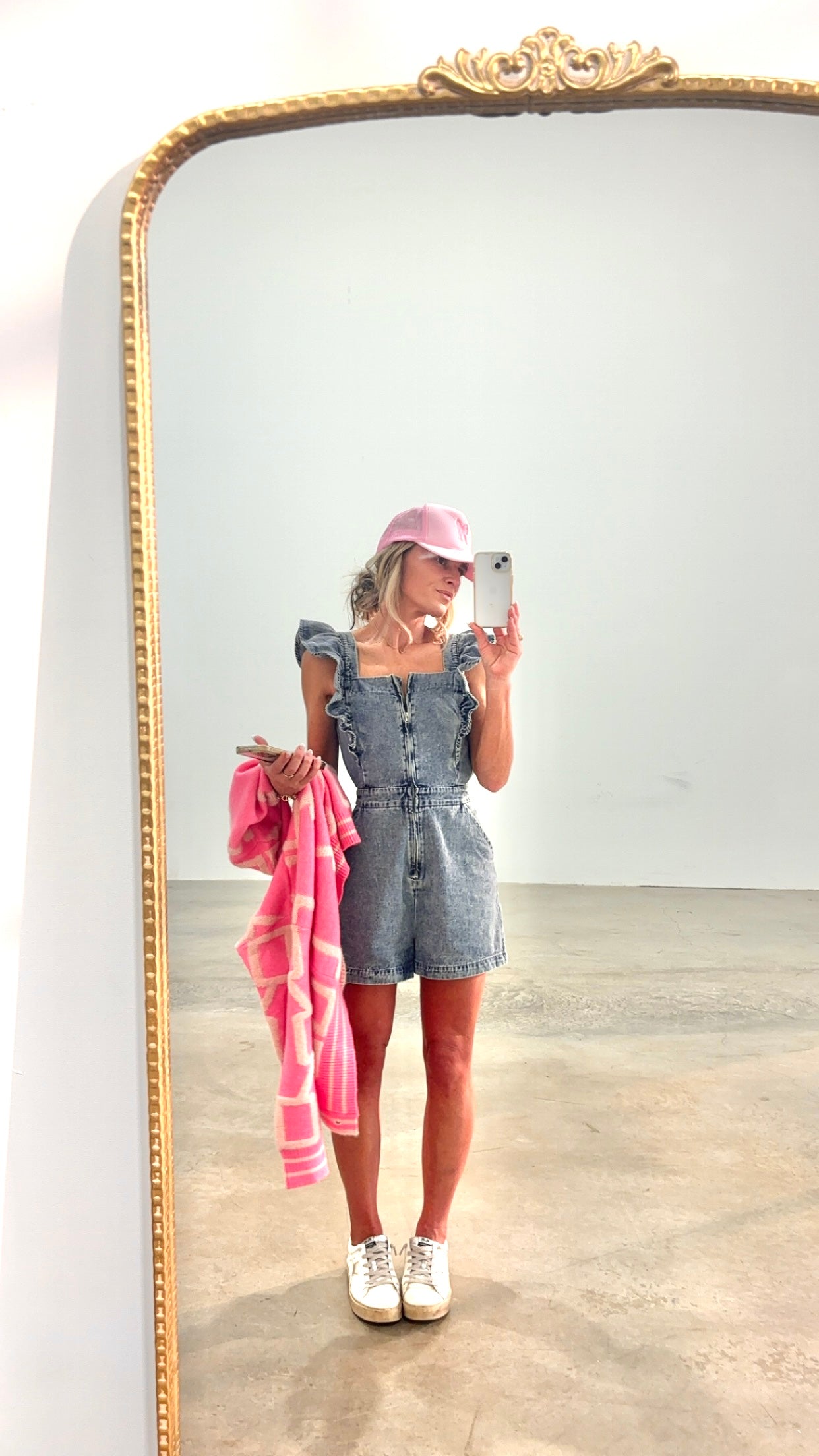 The Emmie Denim Romper