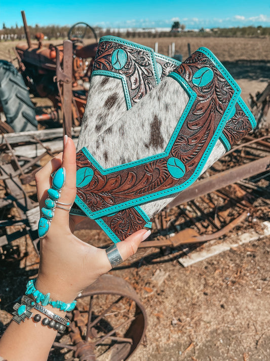 Turquoise Vibes Wallet a Haute Southern Hyde by Beth Marie Exclusive