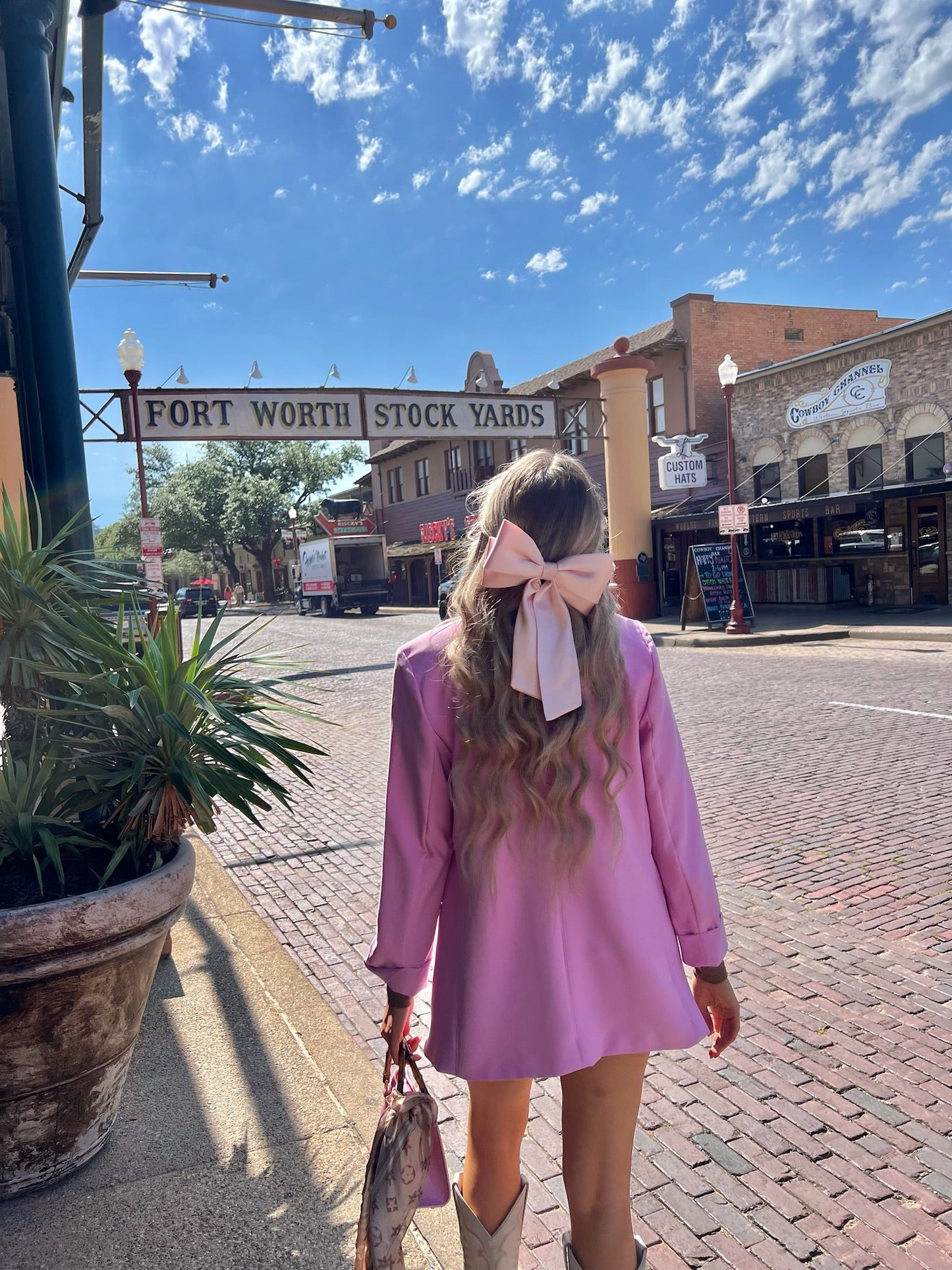 The Nessa Classic Blazer in Pink