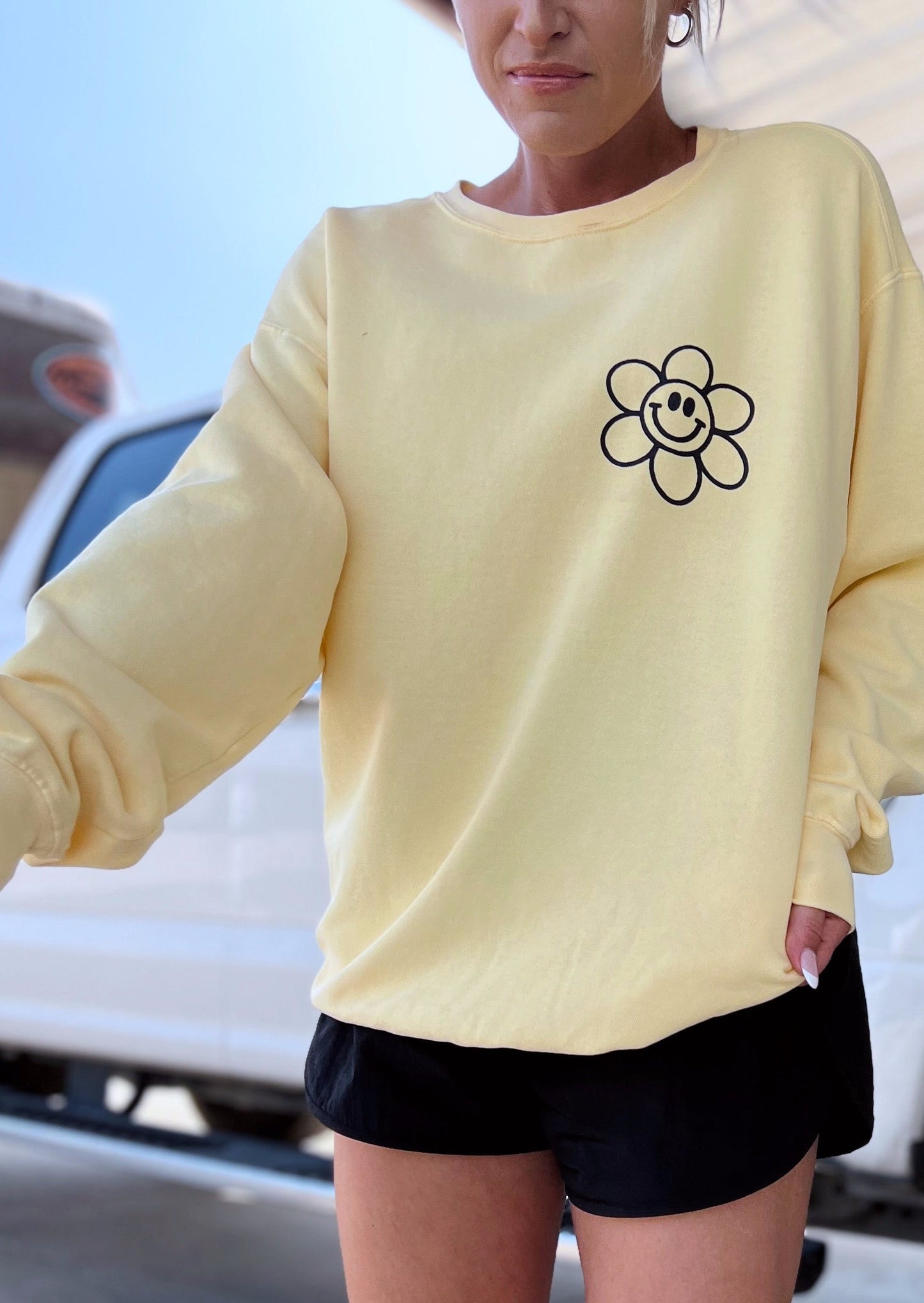 Good Vibes Only Comfort Color Sweatshirt