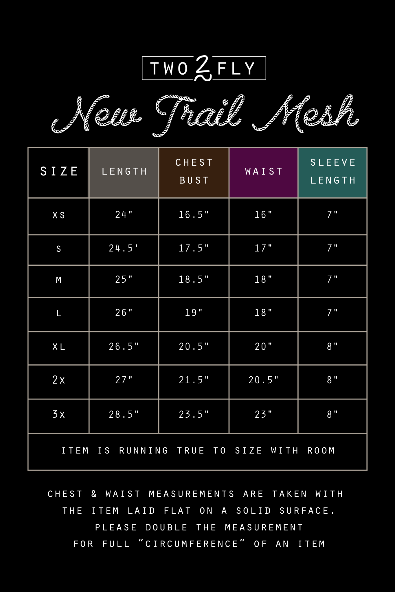 NEW TRAIL MESH[2X-3X ONLY]