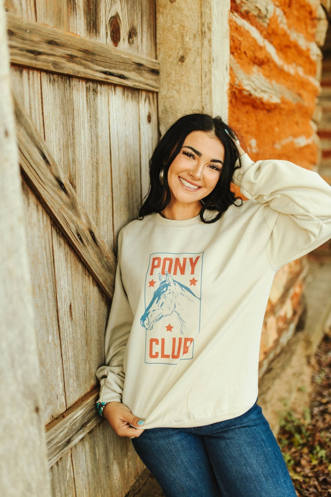 Pony Club Graphic SweatshirtSandS