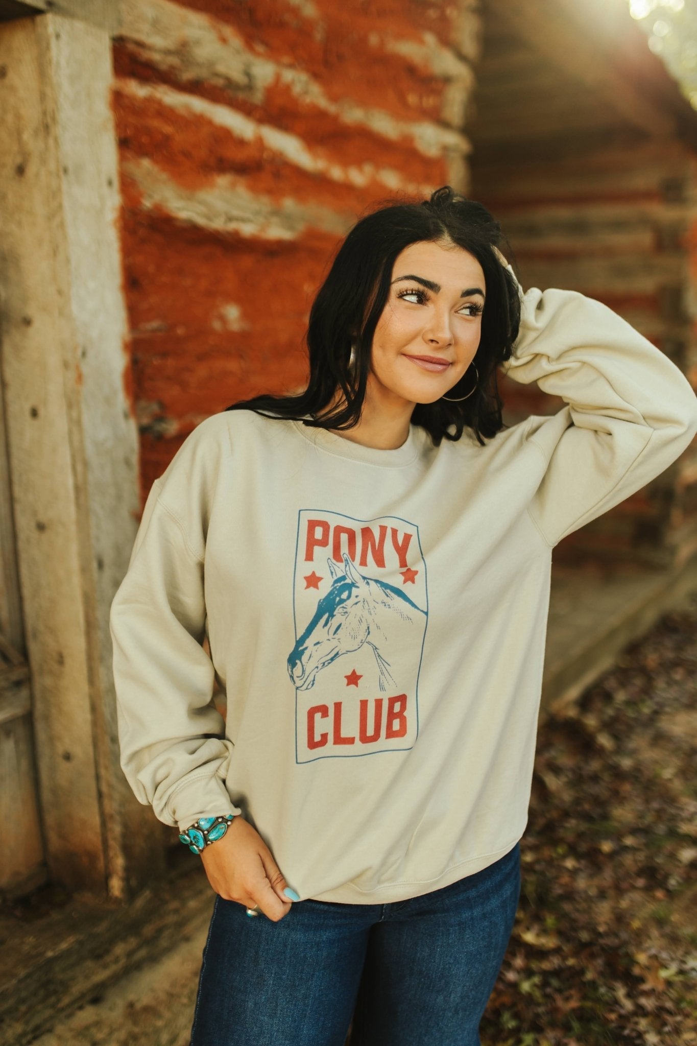 Pony Club Graphic SweatshirtSandS