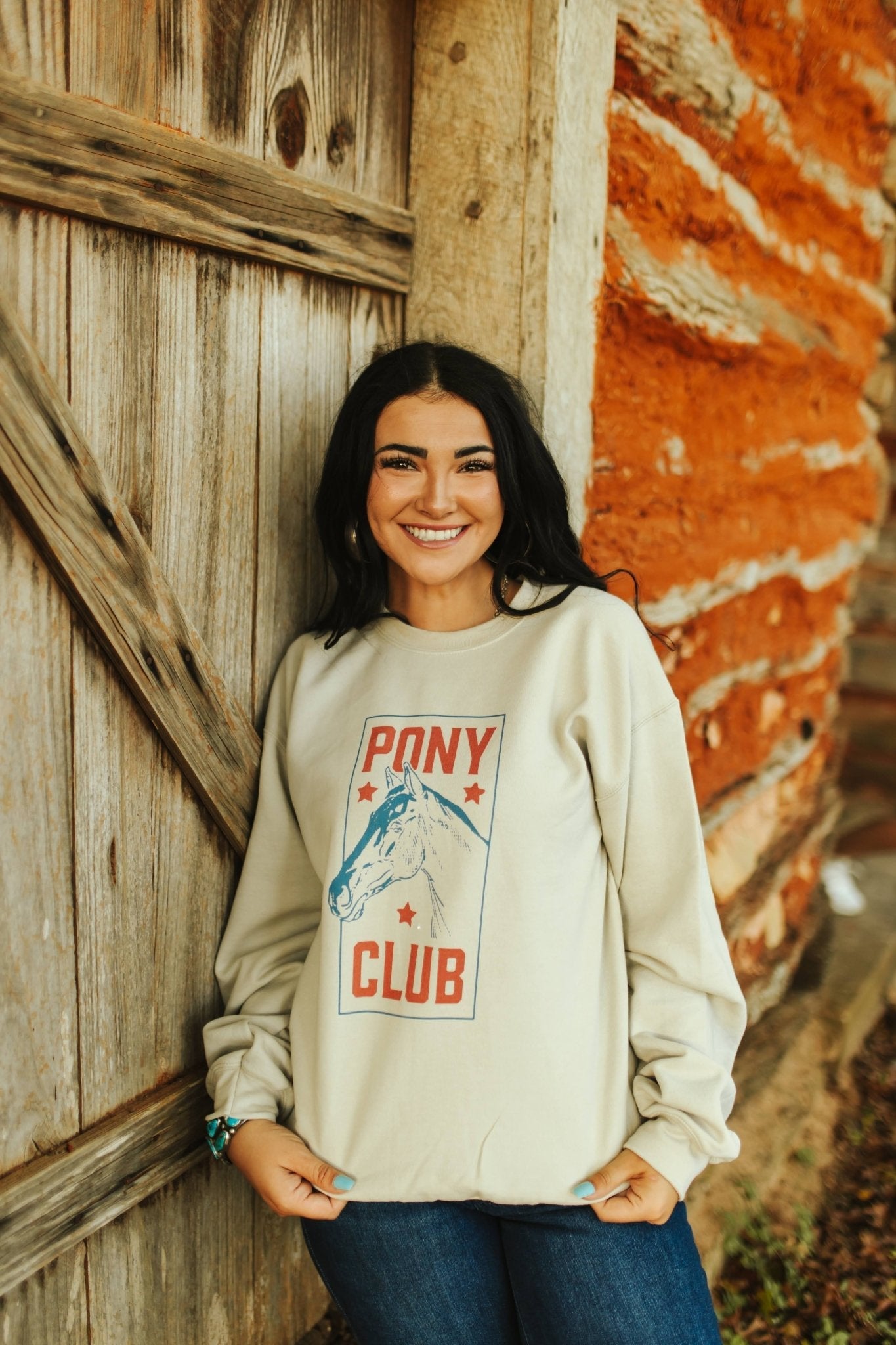 Pony Club Graphic SweatshirtSandS