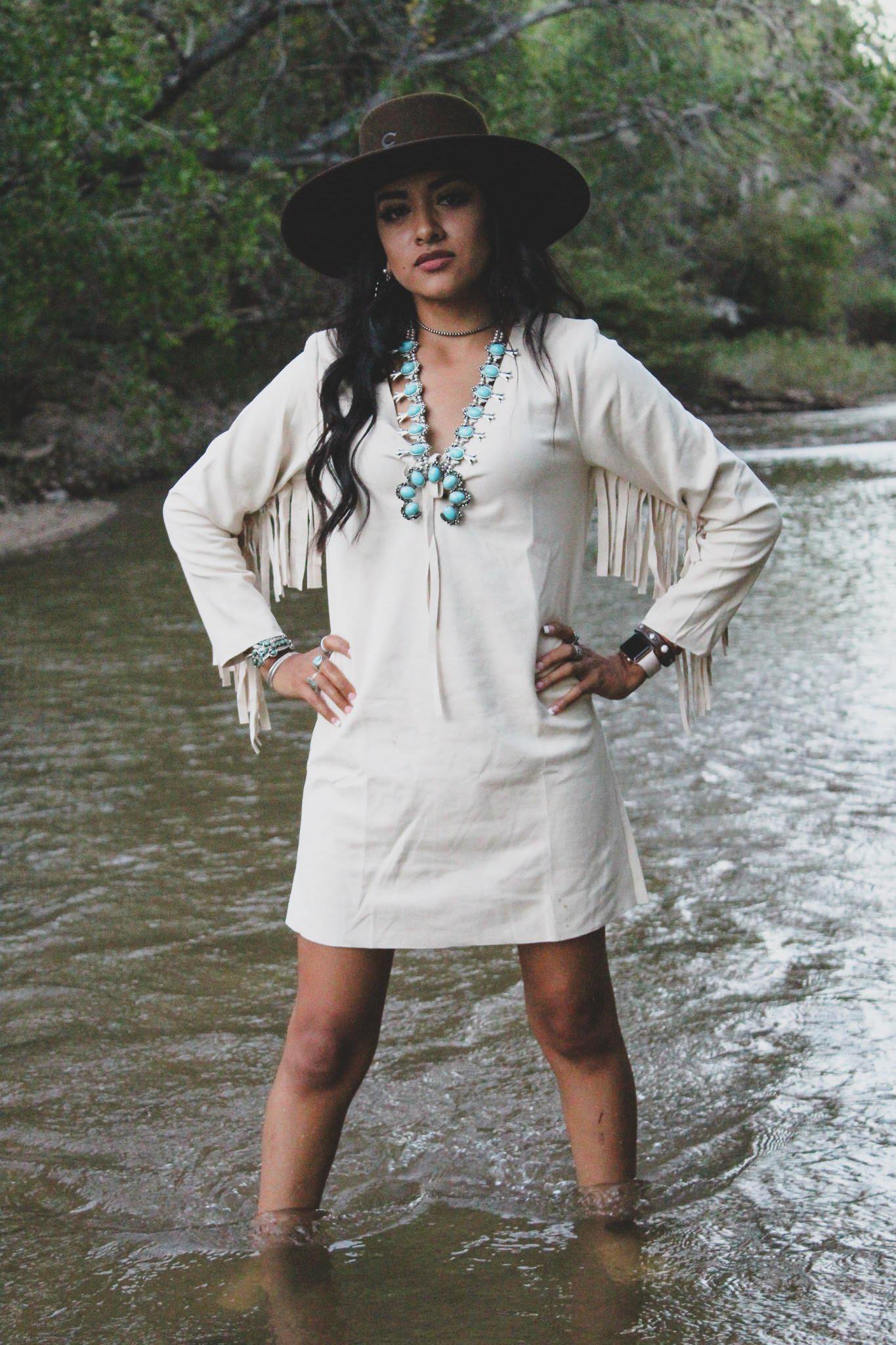 Chenowa Fringe Dress