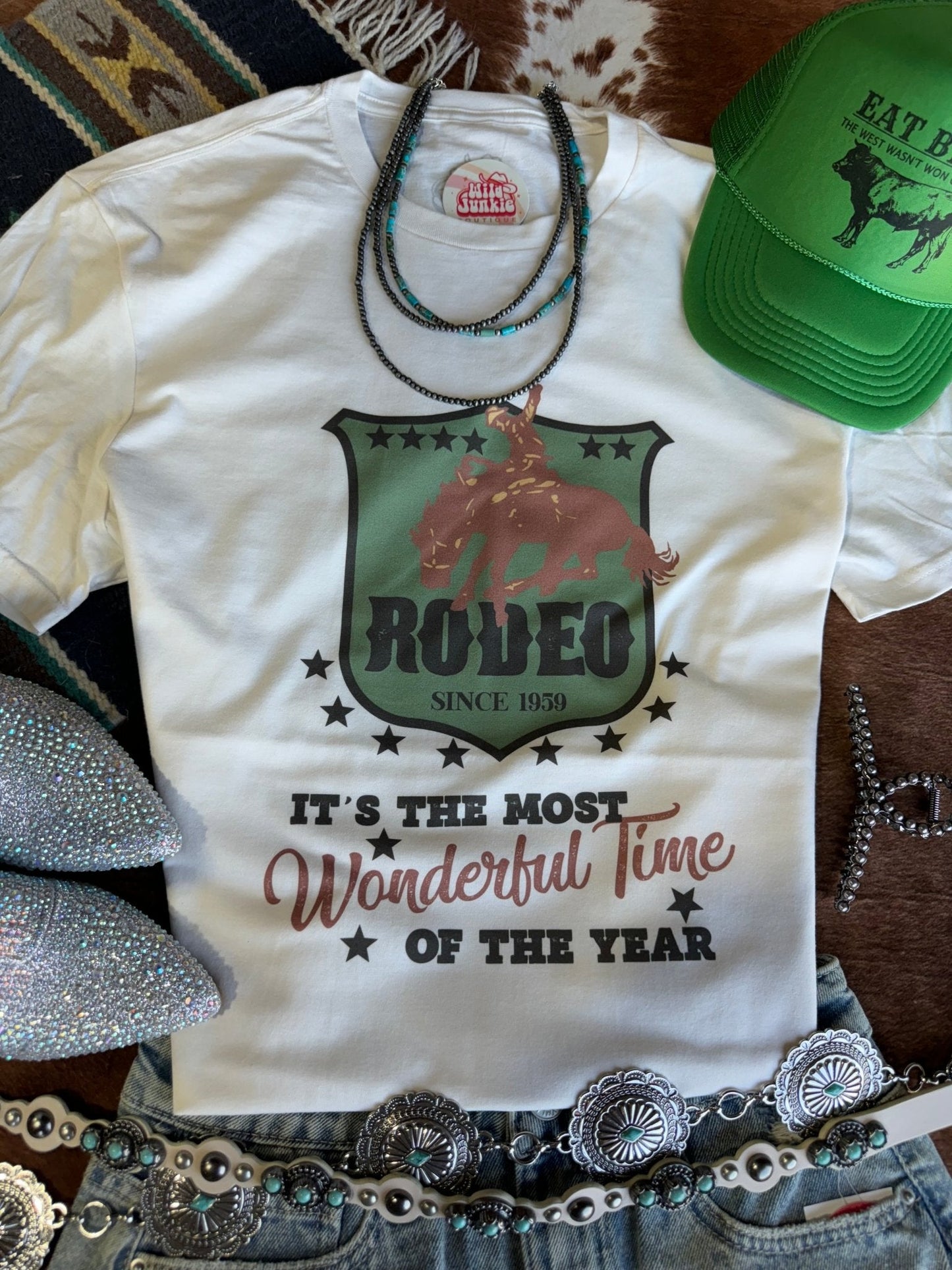 Rodeo: Most Wonderful Time Of The Year Graphic TeeNaturalS