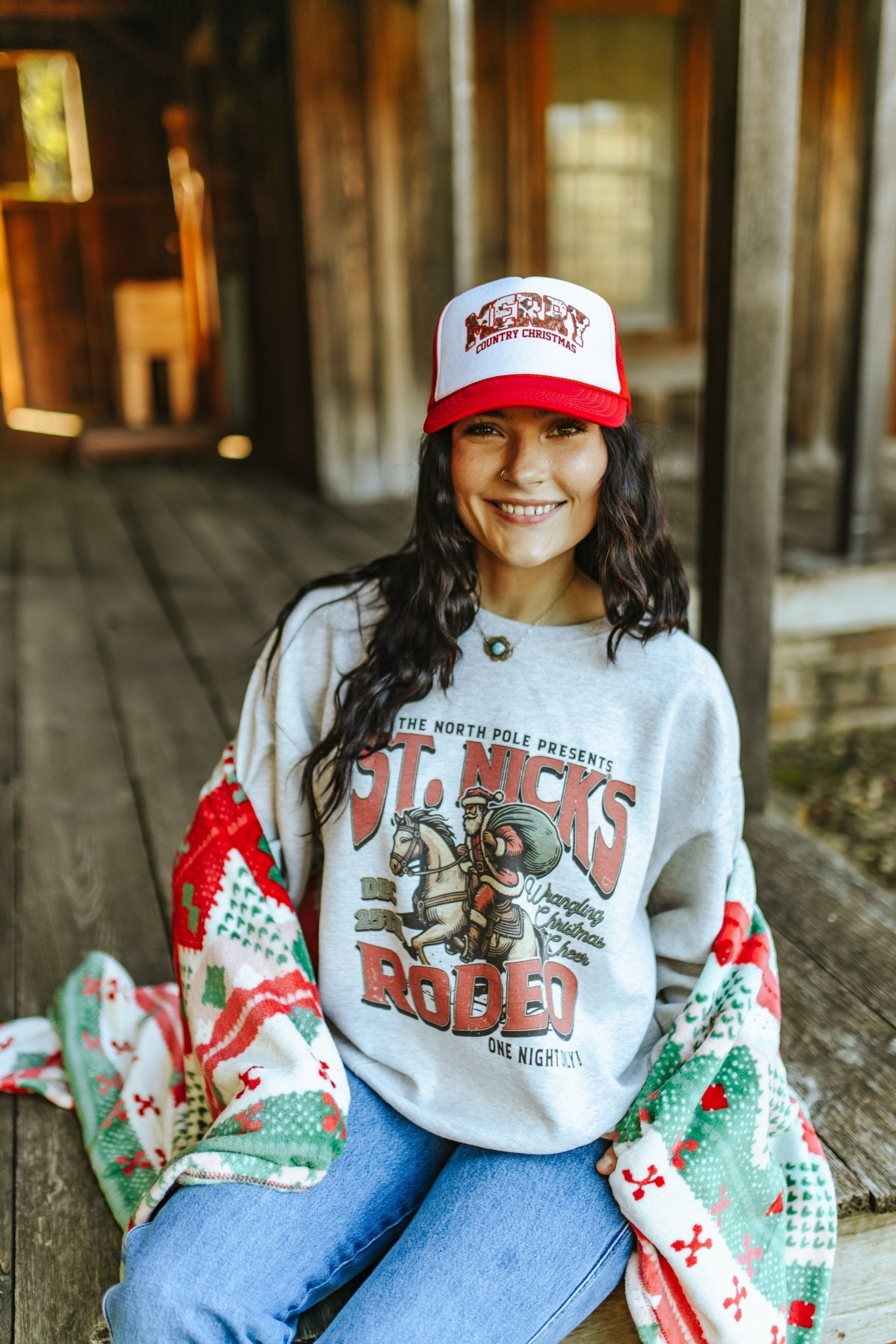 St Nick's Rodeo Graphic Sweatshirt