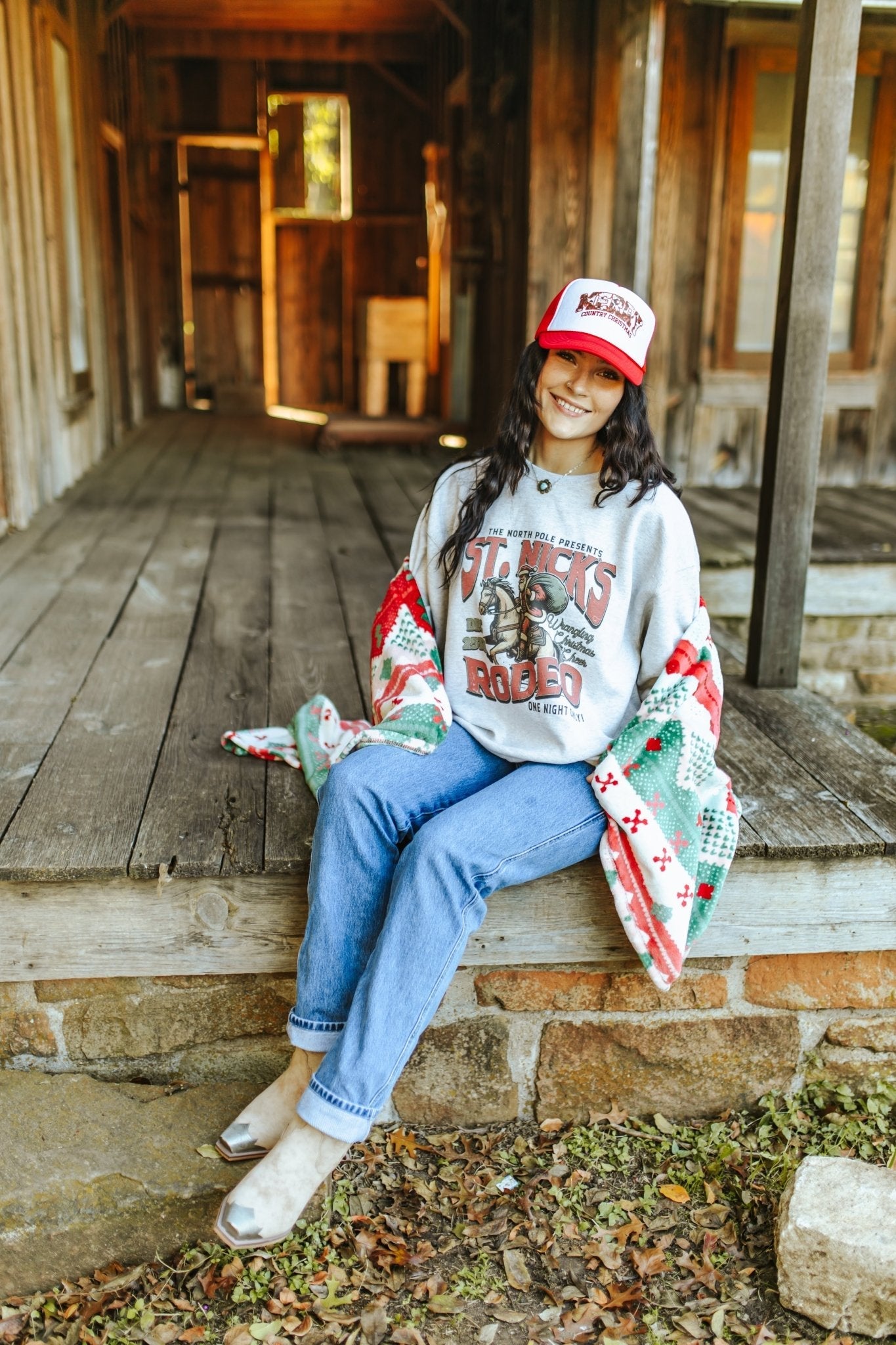 St Nick's Rodeo Graphic Sweatshirt