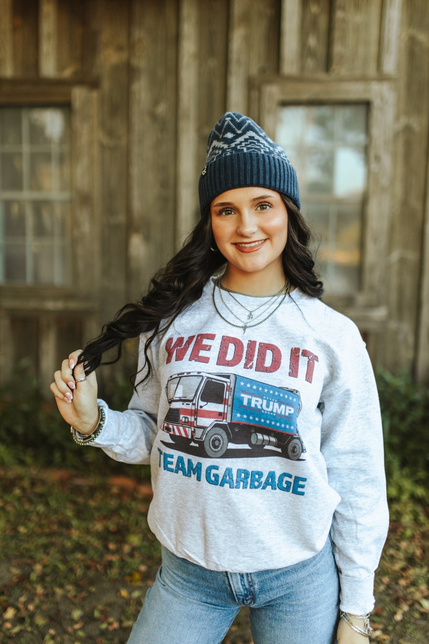 Team Garbage Trump Graphic SweatshirtAshS