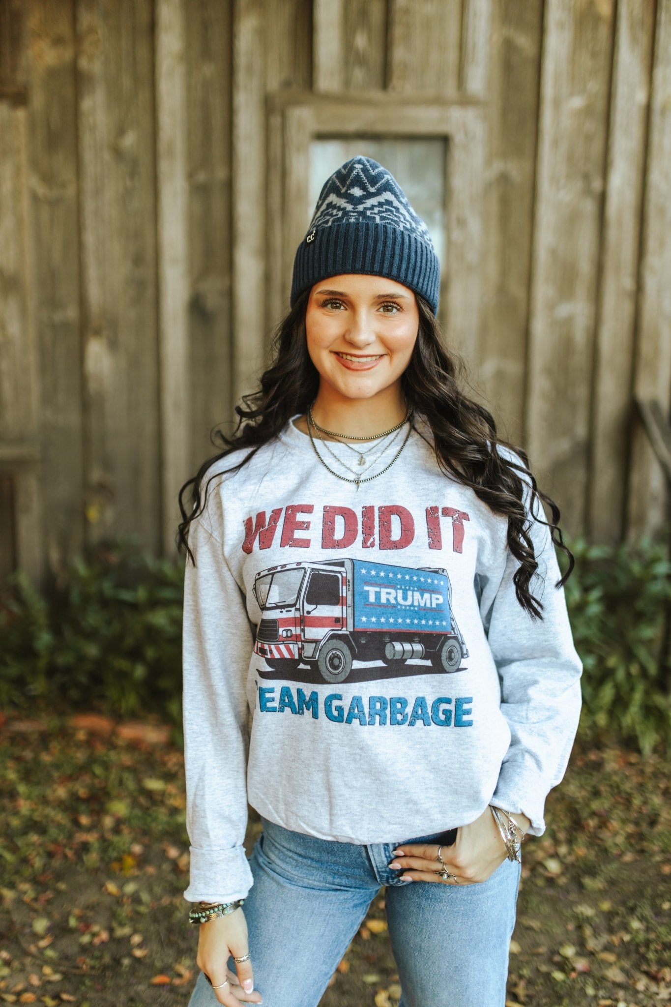 Team Garbage Trump Graphic SweatshirtAshS