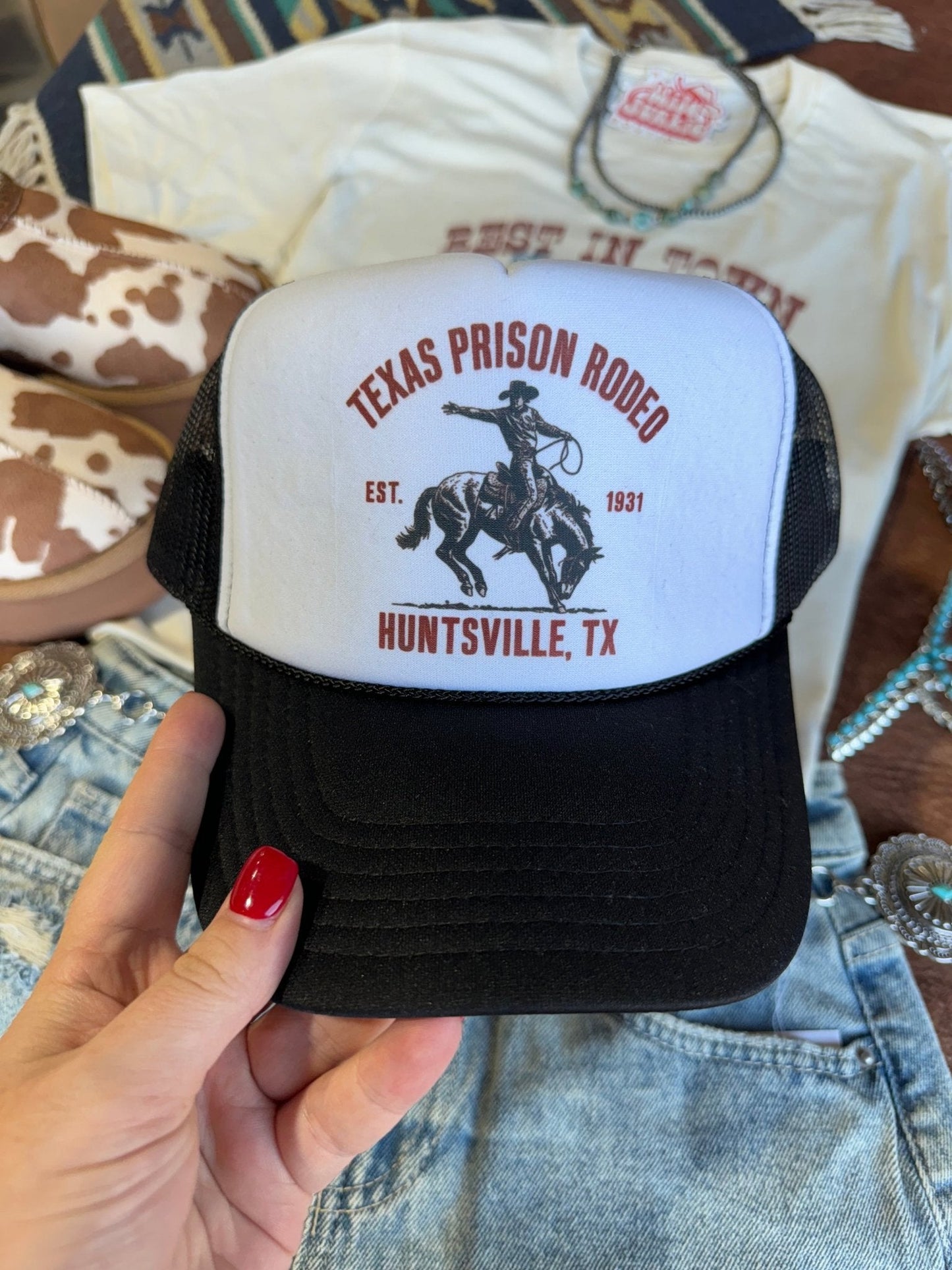 Texas Prison Rodeo Trucker Hat