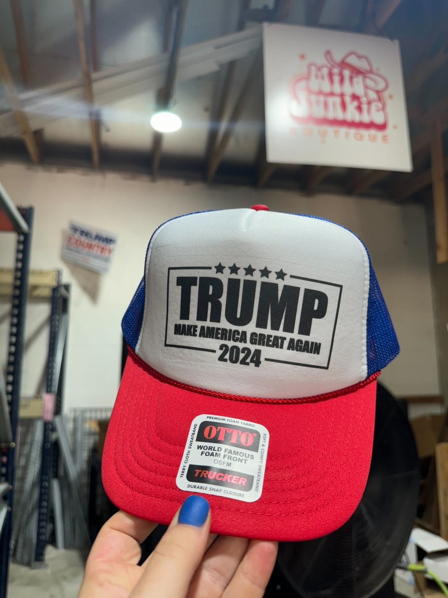 Trump MAGA Trucker HatMultiOS