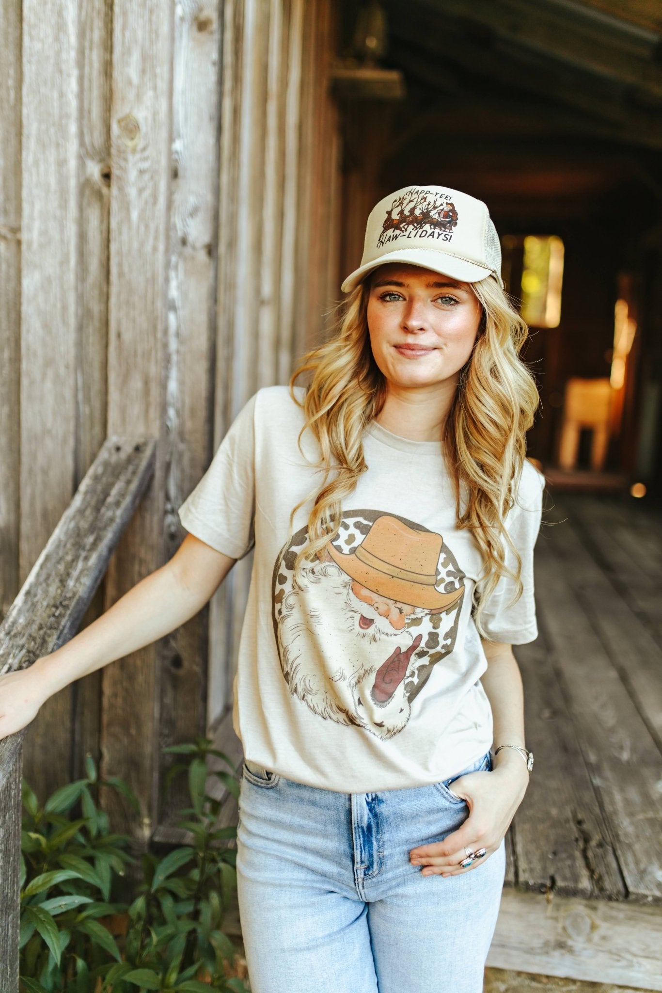 Western Santa Graphic Tee