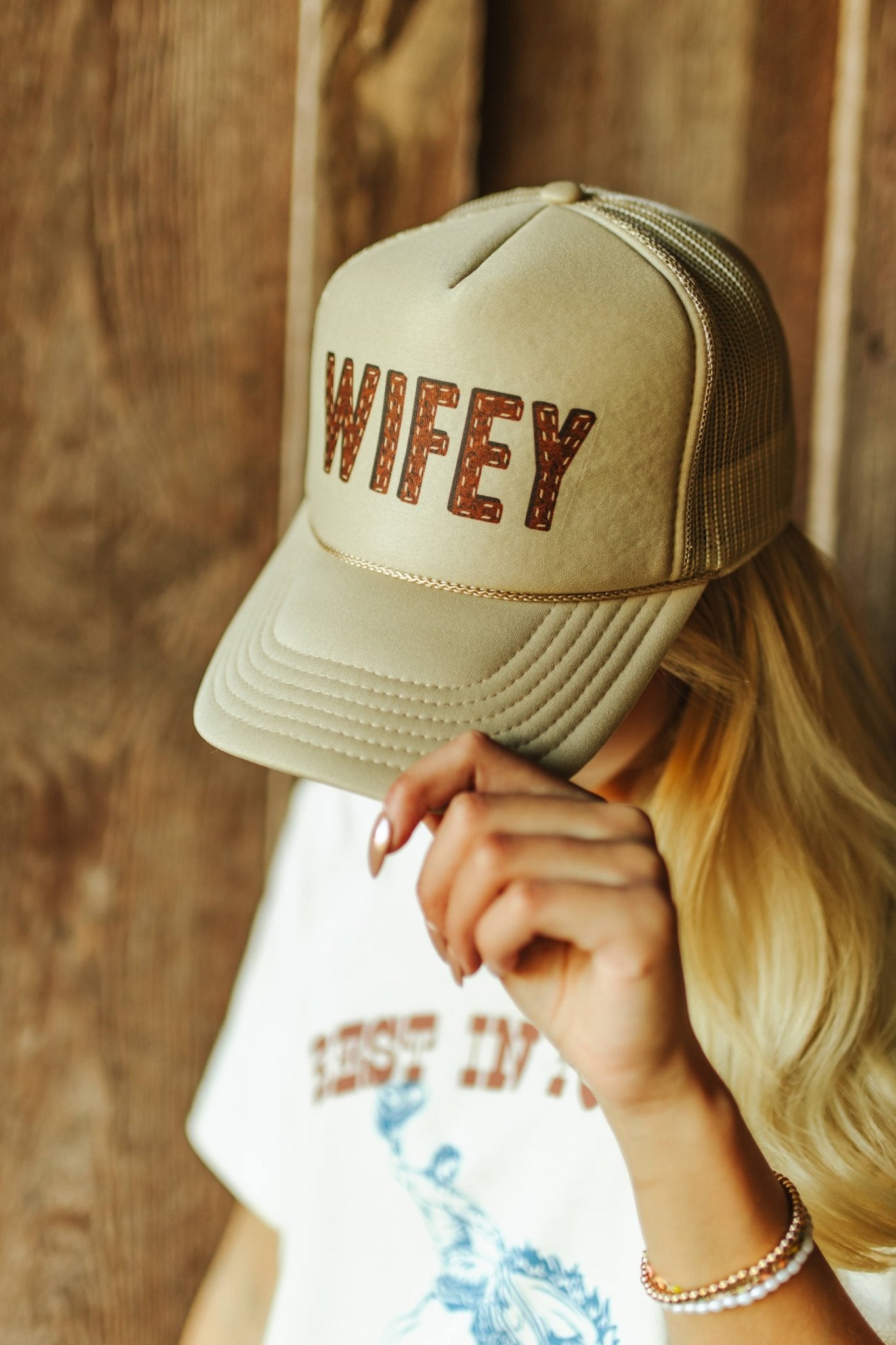 Wifey Trucker HatTan