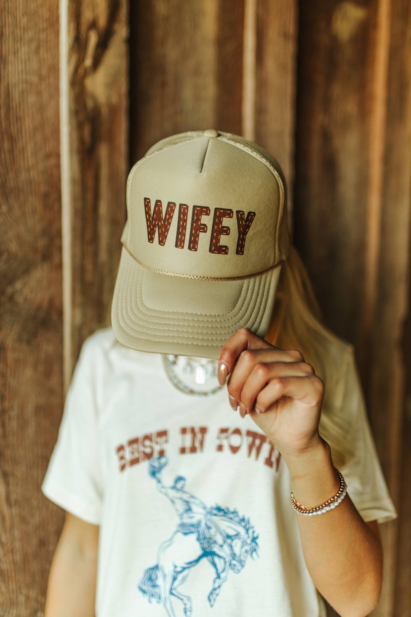 Wifey Trucker HatTan