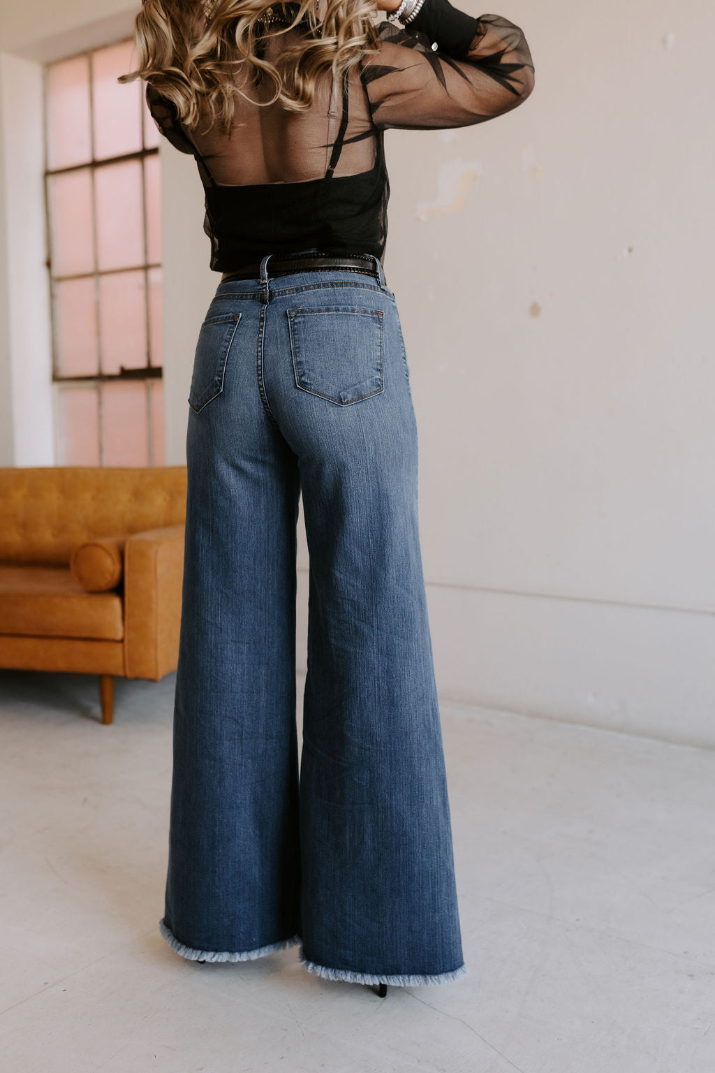 The Loretta Flares in Medium Wash