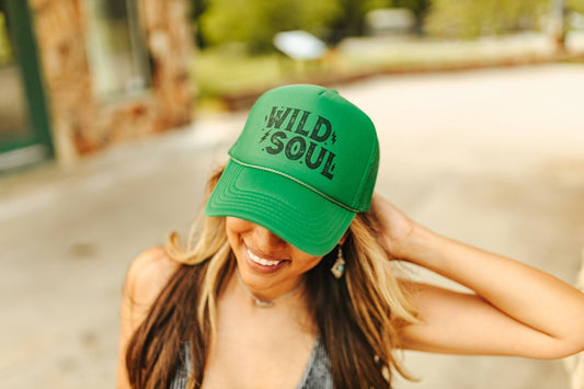 Wild Soul Trucker HatGreenOS