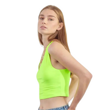 Load image into Gallery viewer, Neon V-Neck Crop Top | Tops
